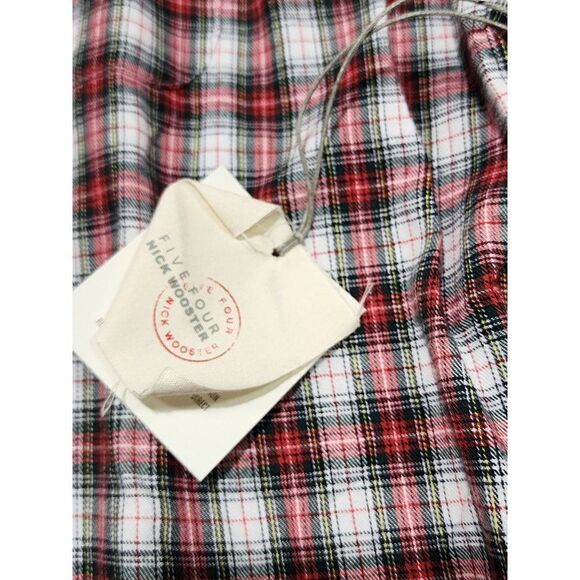 FIVE FOUR Nick Wooster NWT 2XL Men's Plaid Button Down Shirt - Picture 5 of 11